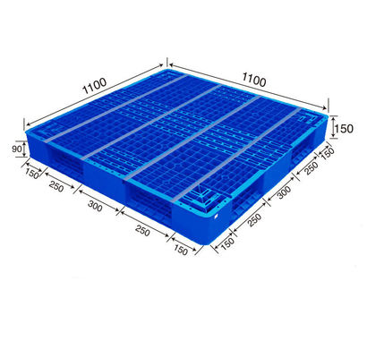 Double Sided HDPE Plastic Pallet Heavy Duty and Stackable Double Deck Large Size