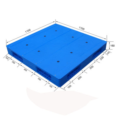 Double Sided HDPE Plastic Pallet Heavy Duty and Stackable Double Deck Large Size