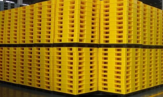 Metal Reinforced Euro Plastic Pallet for Racking Dynamic Load 1.5T and Racking Load 1.2T