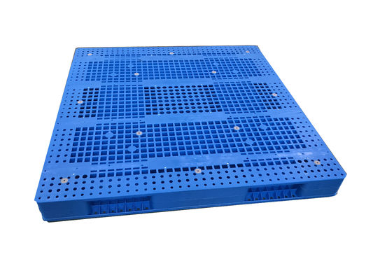 Antislip Rubber Inserted Double Faced Plastic Pallets for Heavy Duty Applications
