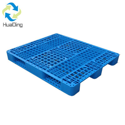 1200*1000 HDPE Plastic Pallets for Printing Industry Single Faced and 6 T Static Load
