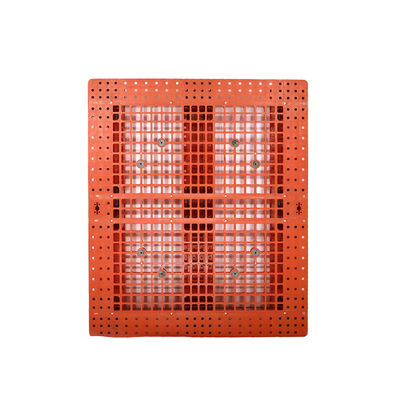 Single Face Pallet Euro Mesh Plastic Pallet for Forklift Trolley Pallet Static Load 6T