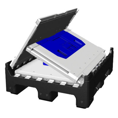 1200*1000*975mm Heavy Duty Collapsible Pallet Box Bins for Car Battery Packaging