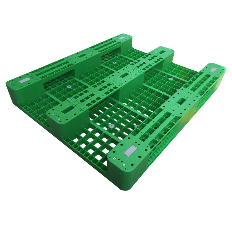 -Made HUADING Heavy-Duty Single-Faced Forklift Plastic Pallet for Racking 4-Way Entry