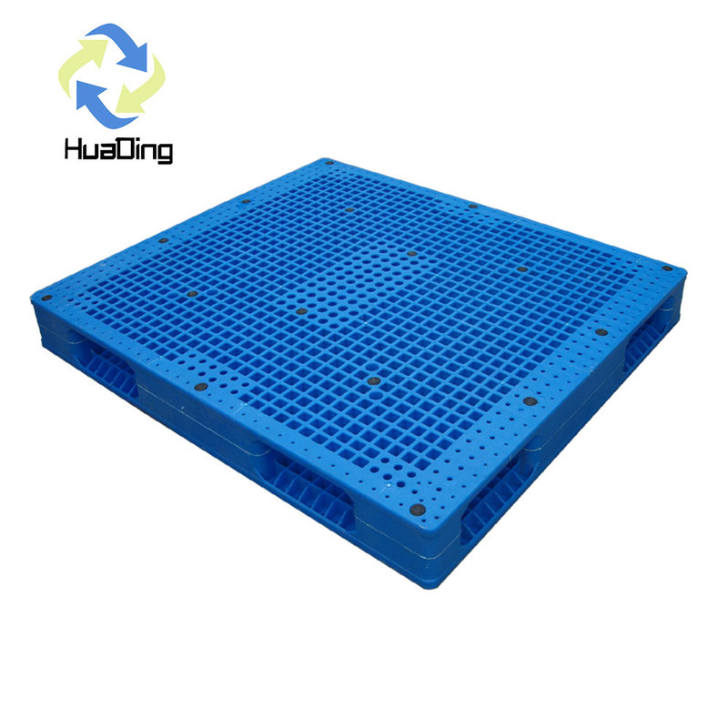 Euro Pallet 1200*1200 Recycled Heavy Duty Plastic Pallet with Grid and Steel Tubes
