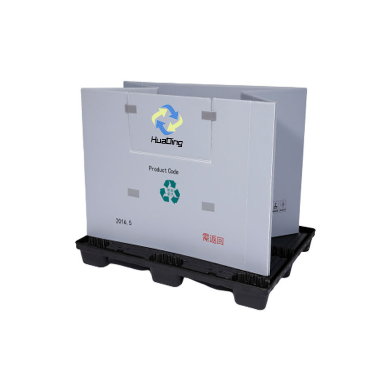 Customized Plastic Injection Molding Foldable Pallet Box for Reusable Gaylord Box