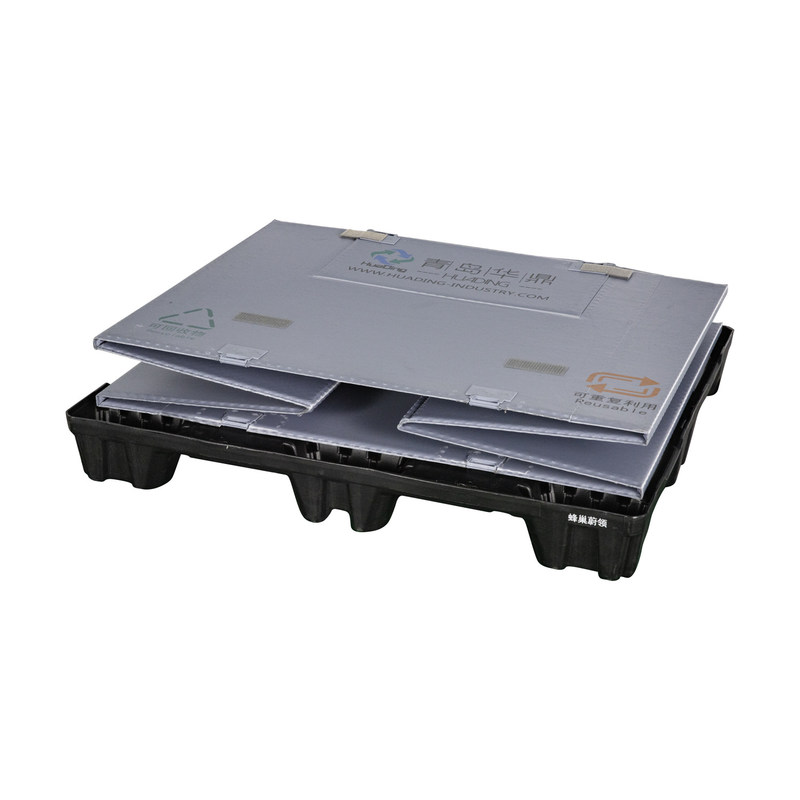 Customizable Heavy Duty Collapsible Plastic Pallet Box for Automotive Parts Packaging